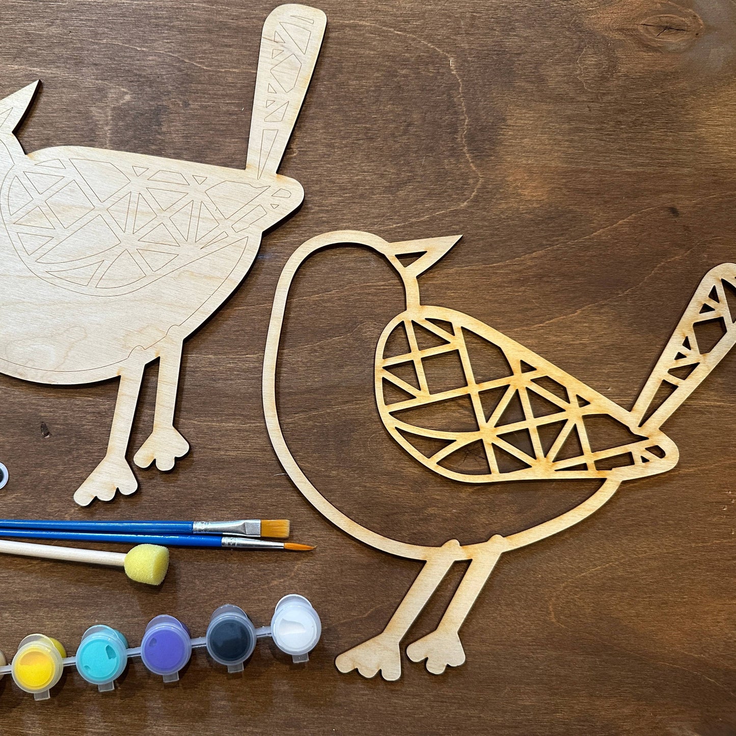 Geometric Pattern Bird DIY Painting Kit