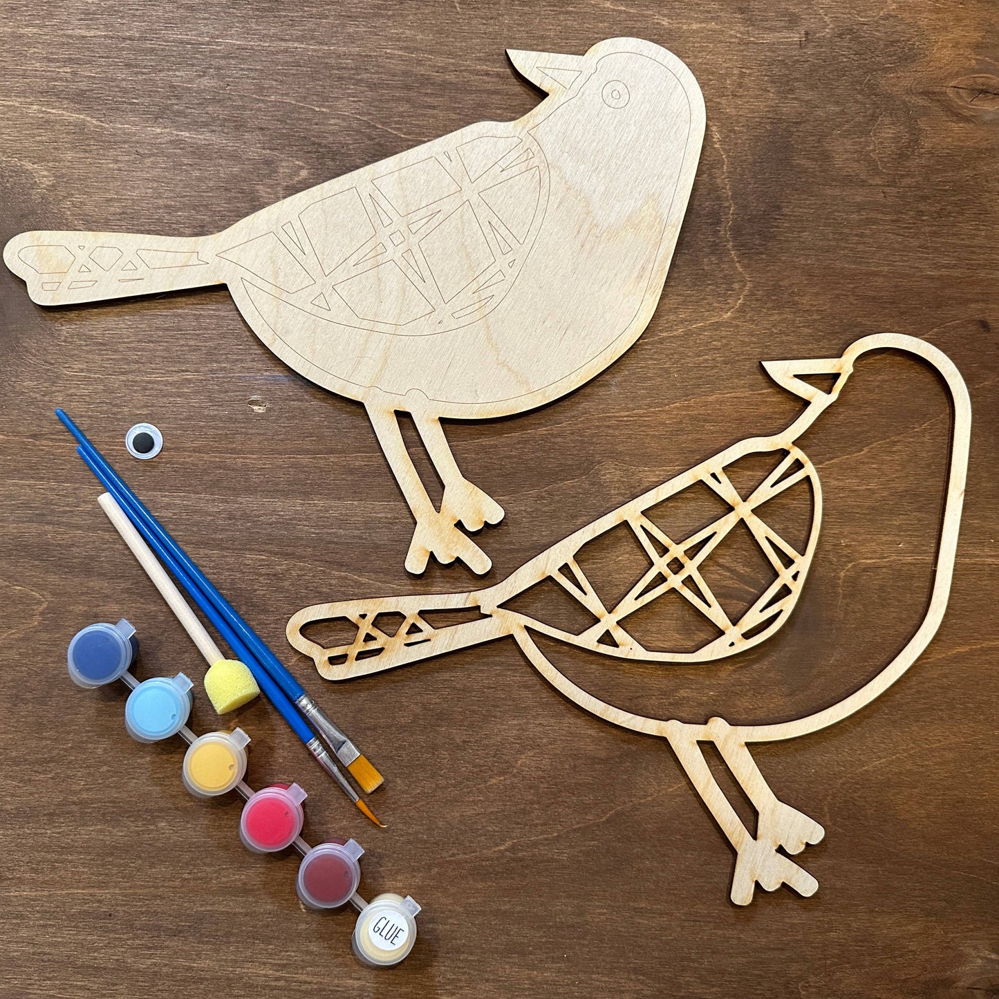 Geometric Pattern Bird DIY Painting Kit