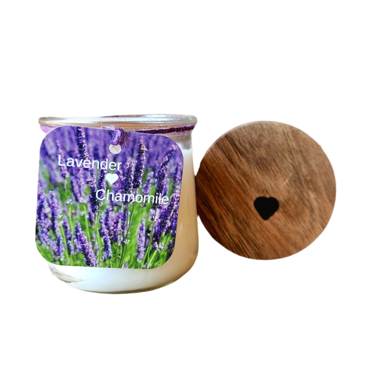 Lavender Chamomile Natural Coconut Wax Candle 5 oz.