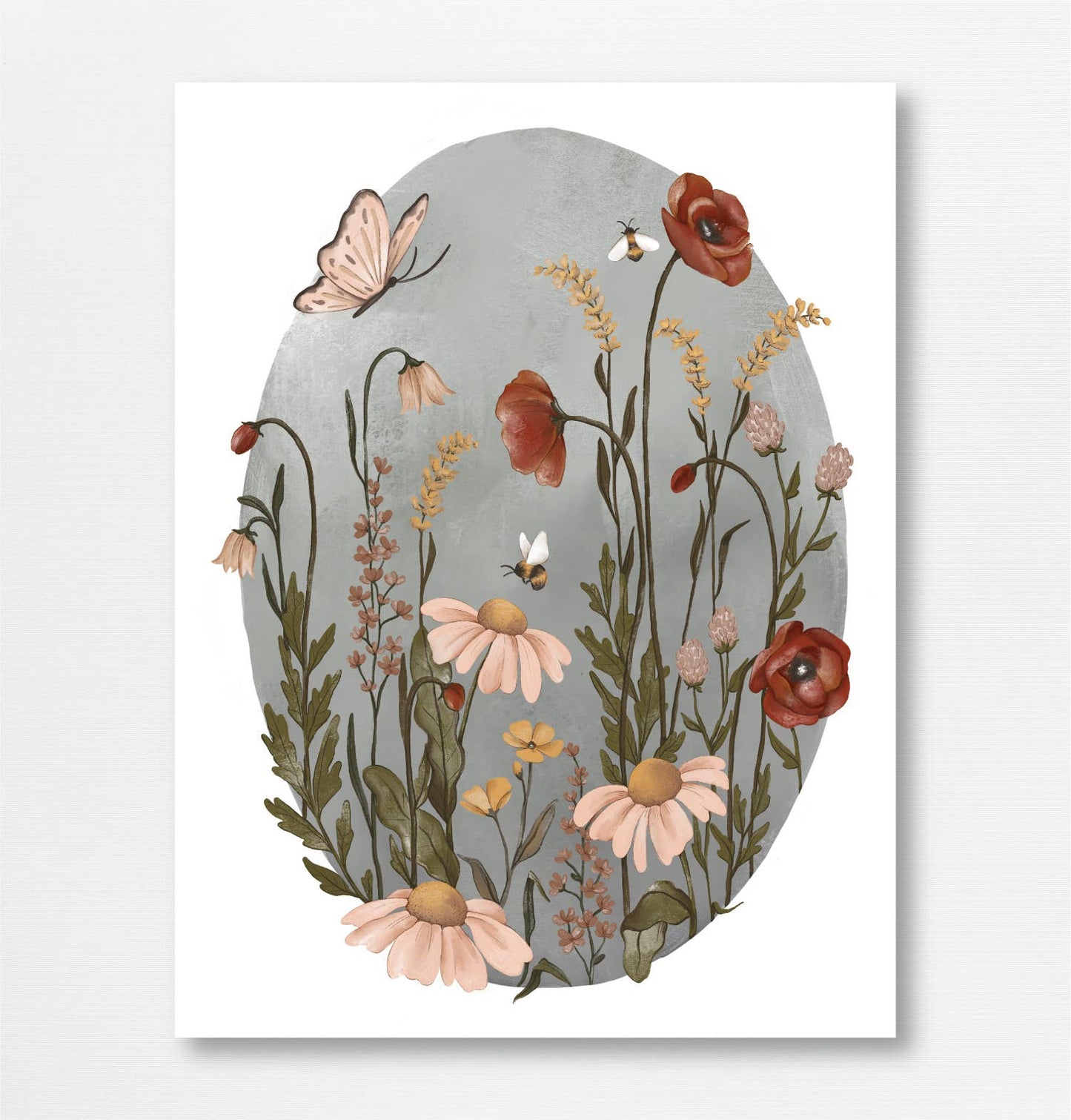 Summer Blooms Art Print 8x10