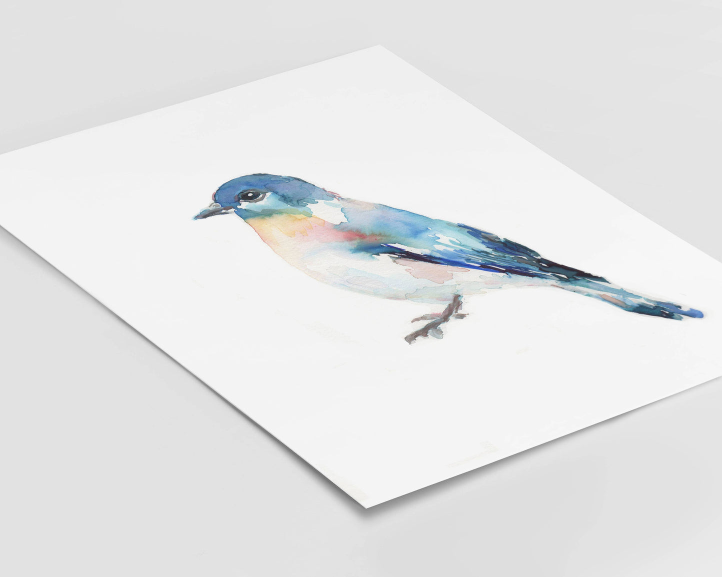 "Bluebird of Happiness" Bluebird Print: 8" x 10"