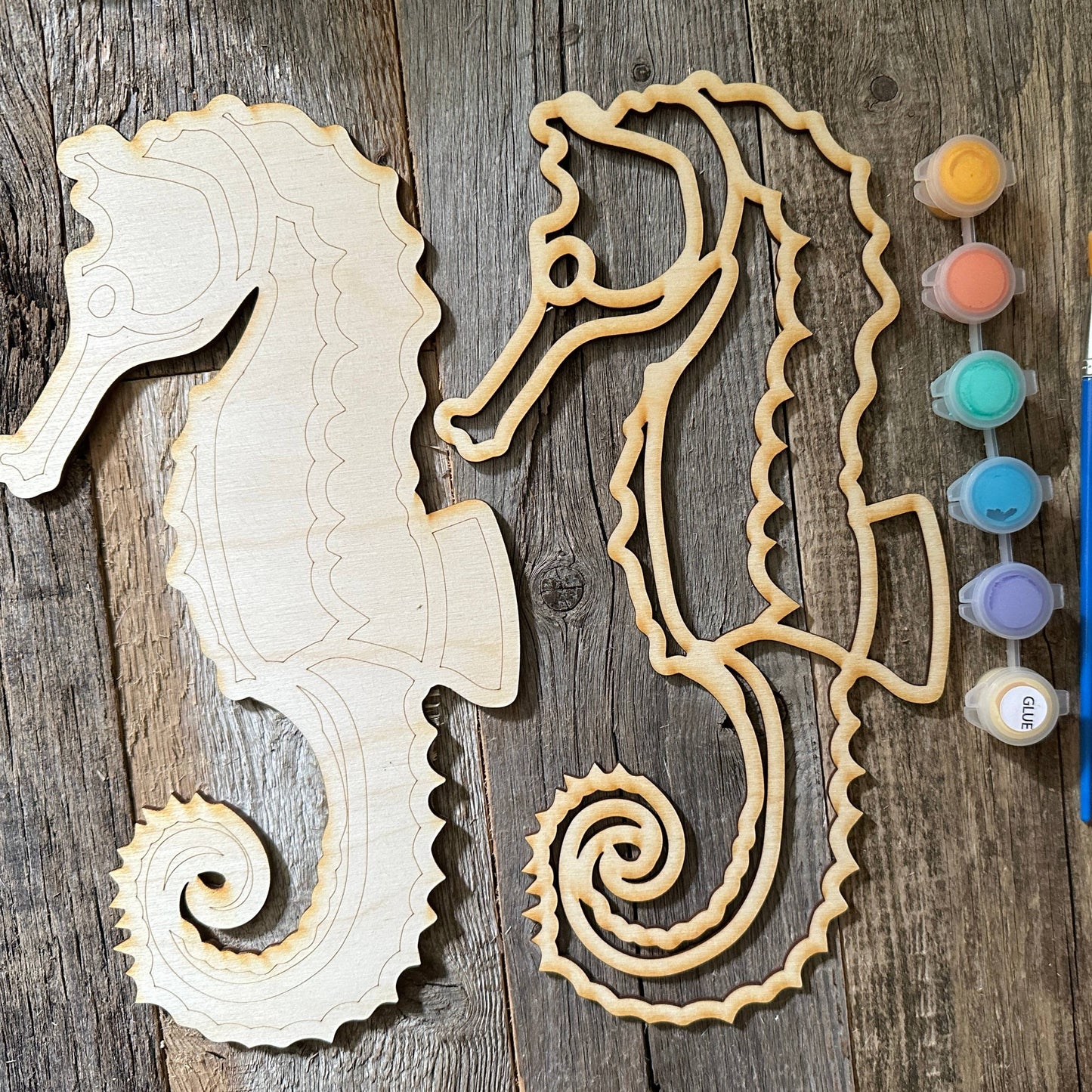 Small Seahorse DIY Painting Kit