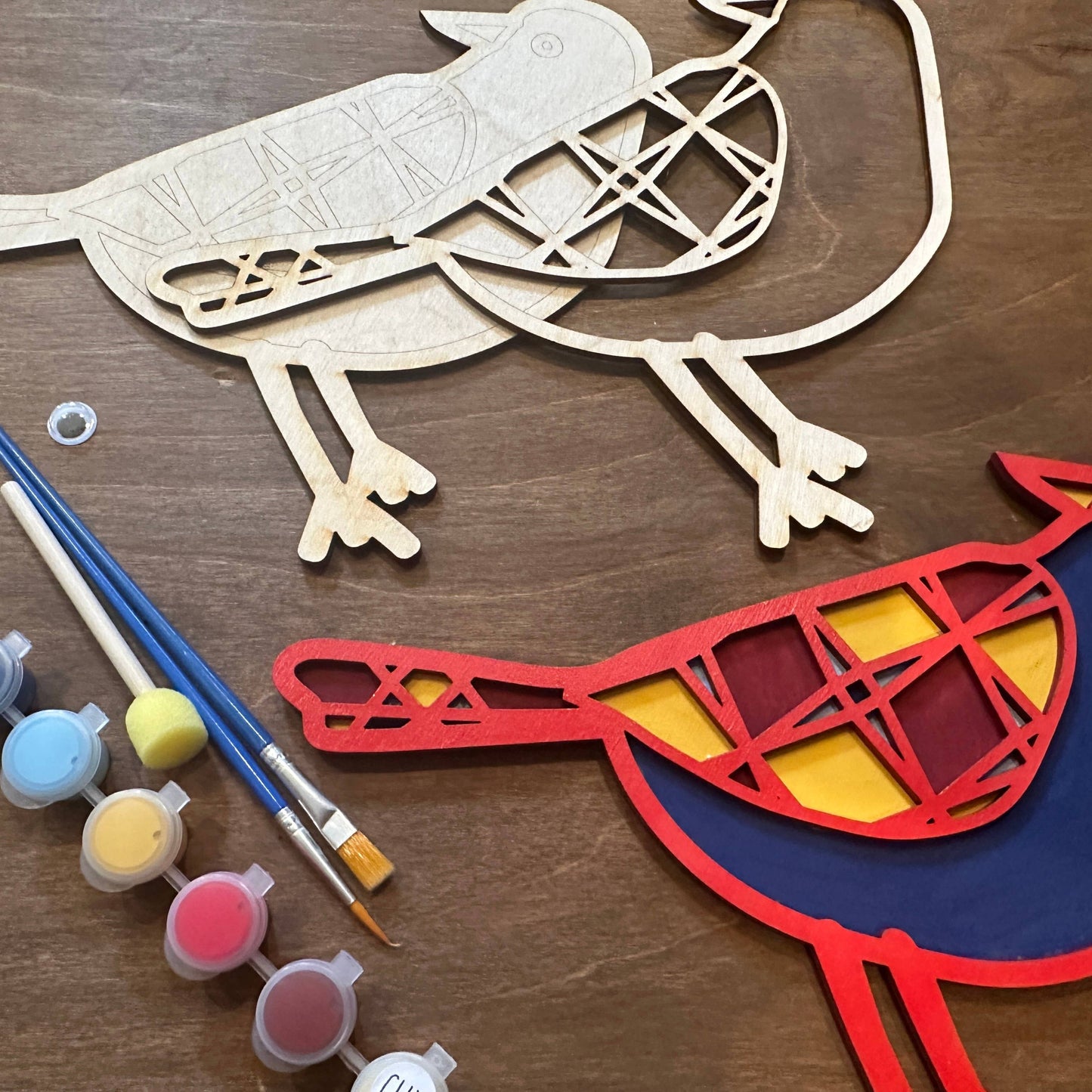 Geometric Pattern Bird DIY Painting Kit