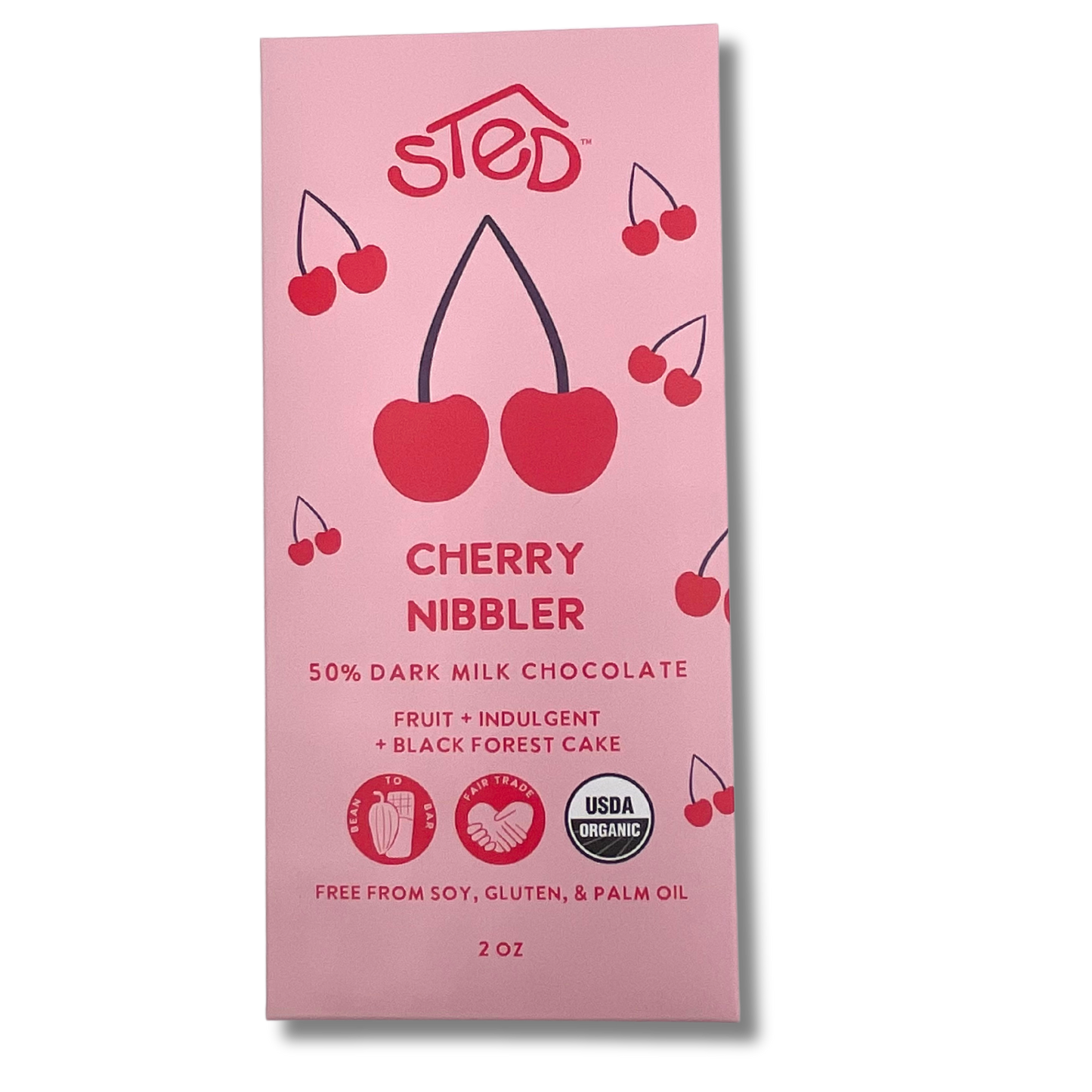 Cherry Nibbler 2 oz Chocolate Bar