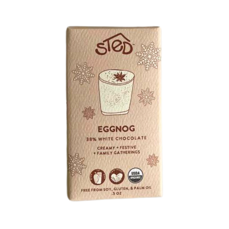 Mini Eggnog - Seasonal .5 oz Chocolate Bar