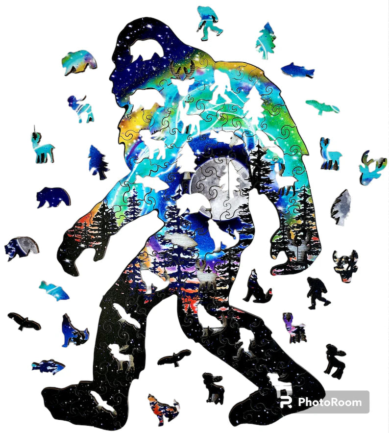 Bigfoot Wooden Jigsaw Puzzle