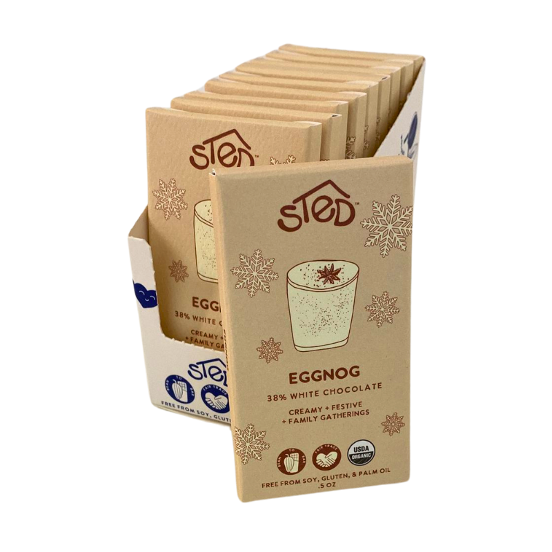 Mini Eggnog - Seasonal .5 oz Chocolate Bar