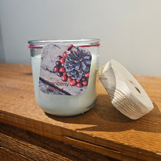 Cranberry Natural Coconut Wax Candle