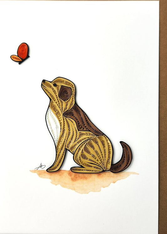 Dog Greeting Card