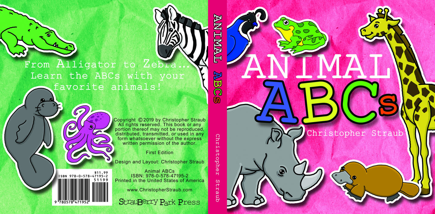 ANIMAL ABCs Board Book by Christopher Straub