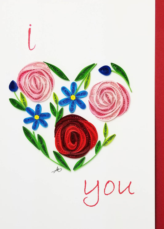 I Heart You Greeting Card