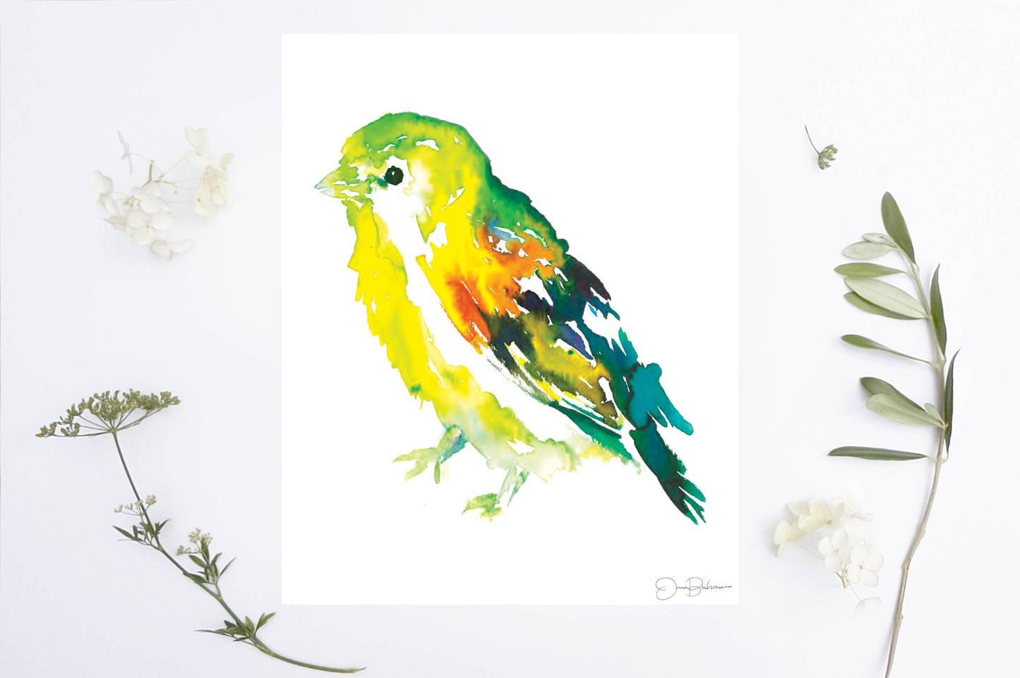 "Will the Wee Bird" Bird Print: 8" x 10"