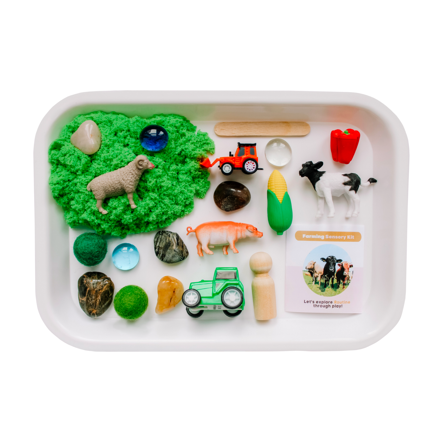 Children's Farming Sensory Play Dough Kit: Play Dough