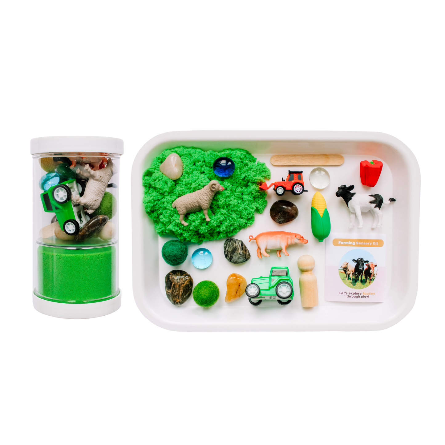 Children's Farming Sensory Play Dough Kit: Play Dough