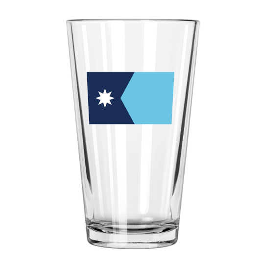 Minnesota Flag Pint Glass