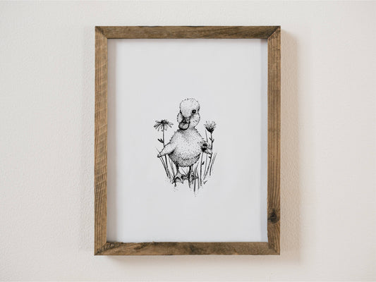 Duckling Giclée 8x10 Art Print