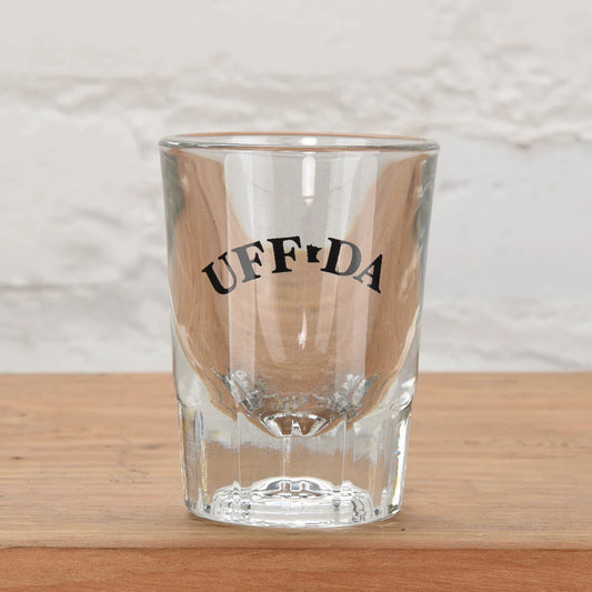 Uff Da Shot Glass