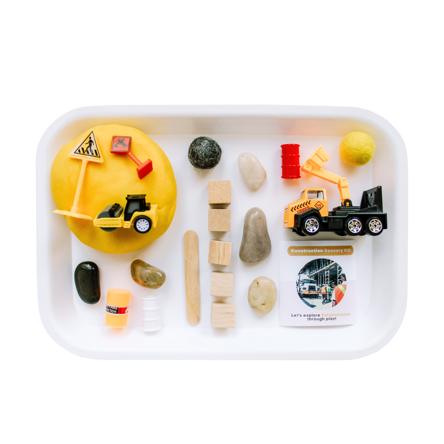 Children's Construction Sensory Play Dough Kit: Play Dough