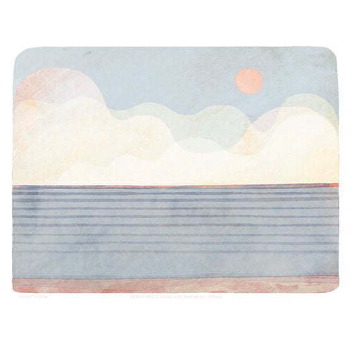 Today the Clouds are Bavarian Cream 11x14 Illustrated Print
