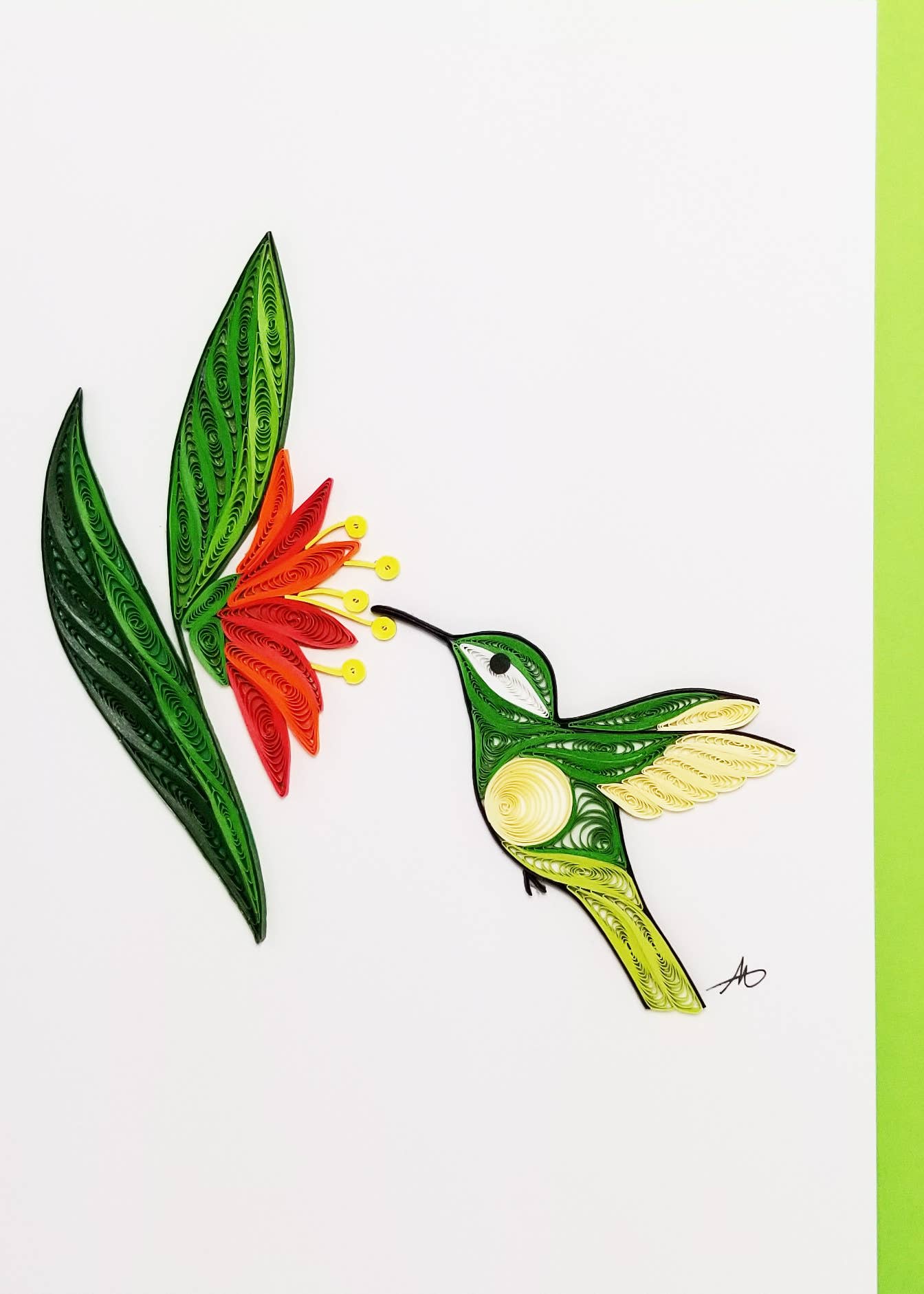 Female Hummingbird Greeting Card