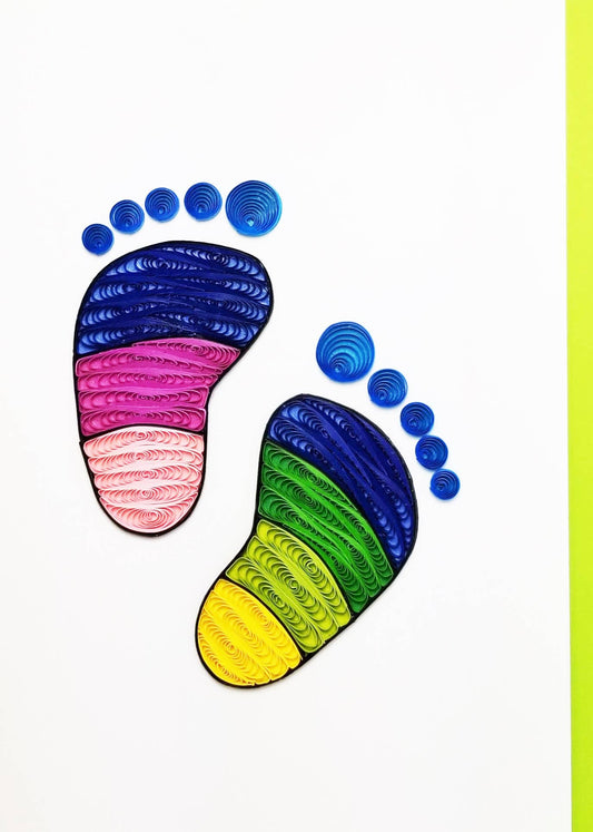 Baby Feet Greeting Card