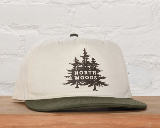 North Woods Printed Snapback Hat