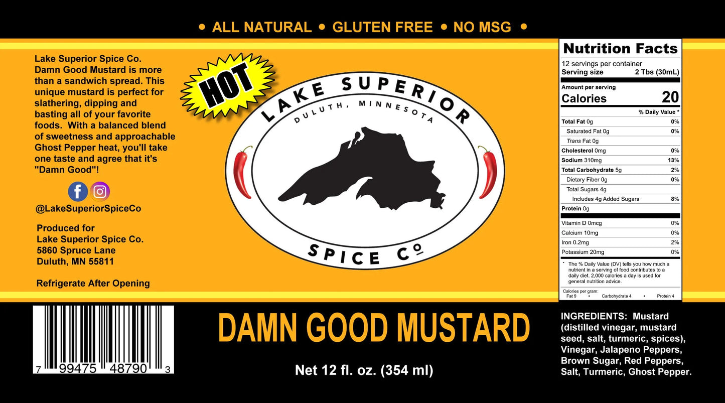 Damn Good Mustard 12oz.