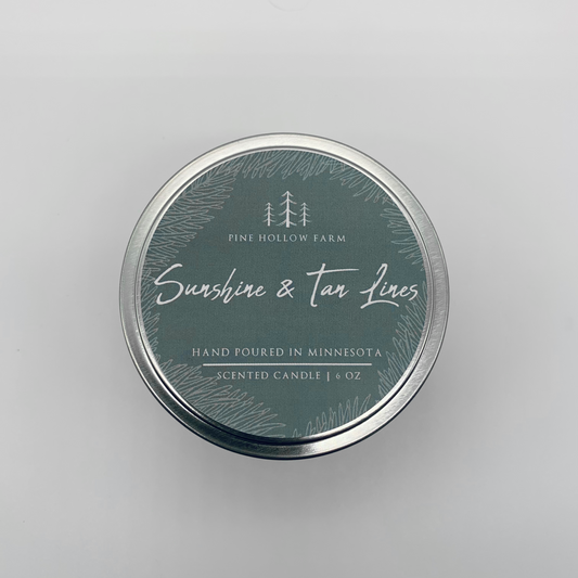 Sunshine & Tan Lines | Wood Wick Candle